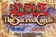 Yu-Gi-Oh! - The Sacred Cards Title Screen